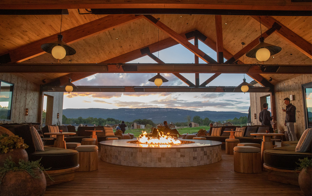 Great Porch Fireplace